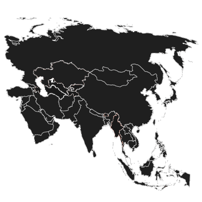 Vector Map of Asia