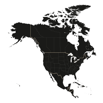 Vector Map of Northern America
