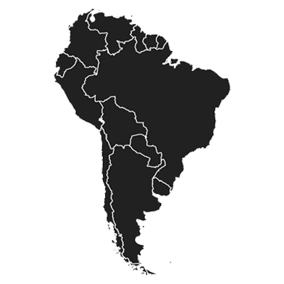 Vector Map of South America