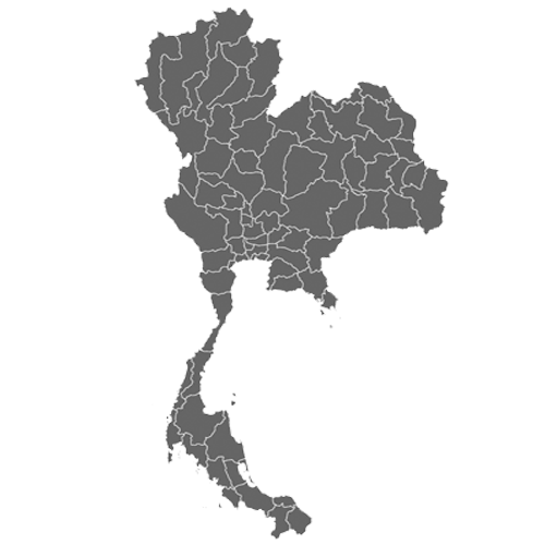 Vector Map of Thailand