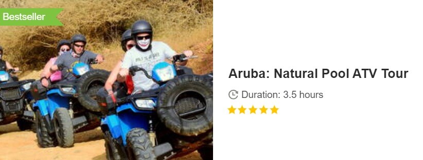 Button for Get your guide tour - Aruba: Natural Pool ATV Tour