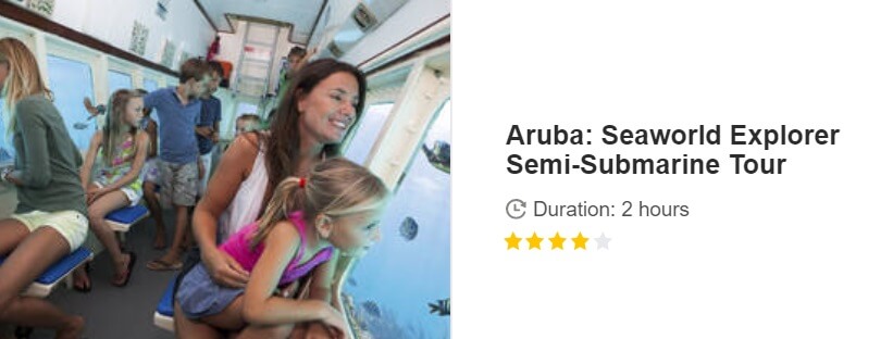 Button for Get your guide tour - Aruba: Seaworld Explorer Semi-Submarine Tour