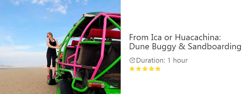 Button for Viator tour - Dune buggy in Huacachina