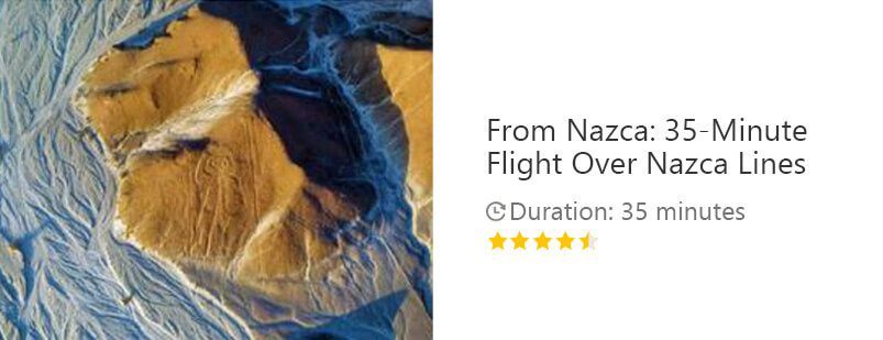 Button for Get your guide tour - From Nazca: 35-Minute Flight Over Nazca Lines