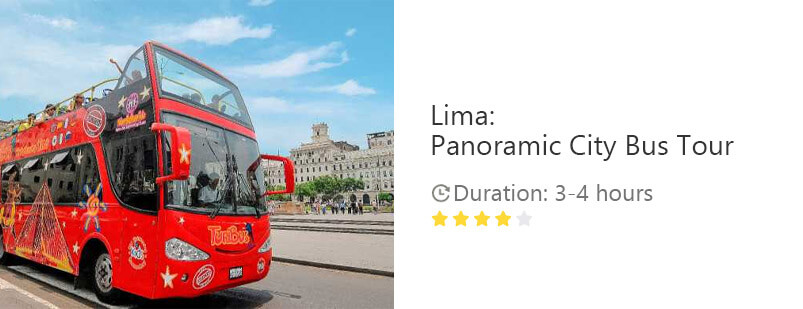 Button for Get your guide tour - Lima: Panoramic City Bus Tour