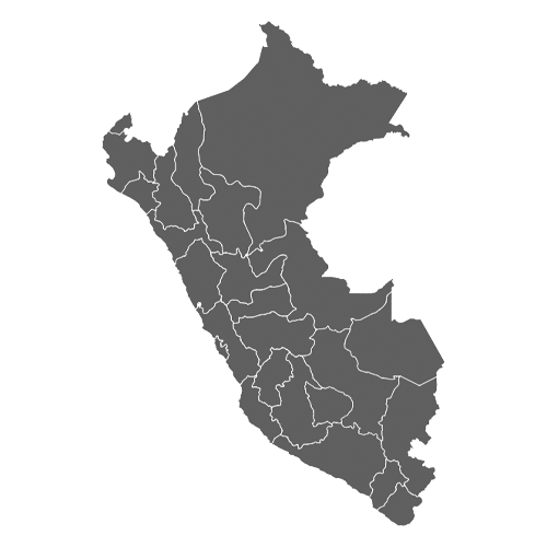 Vector map of peru