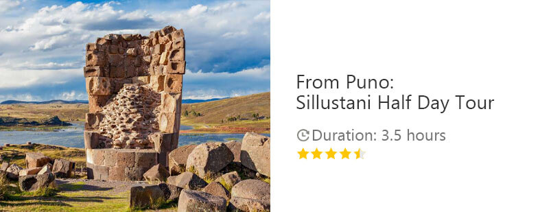 Button for Get your guide tour - From Puno: Sillustani Half Day Tour