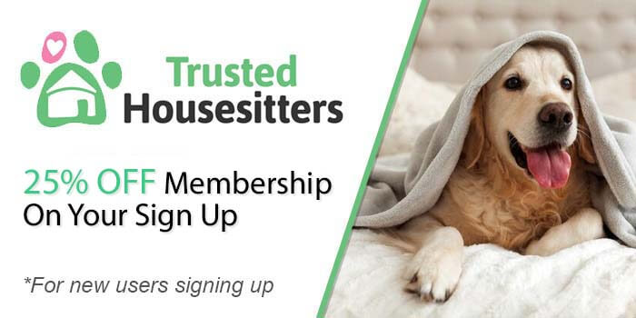 Button for Trusted Housesitters discount