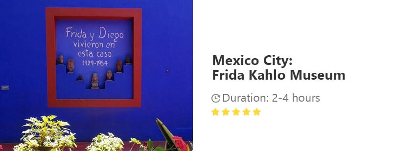Button for Viator tour - Frida Kahlo Museum