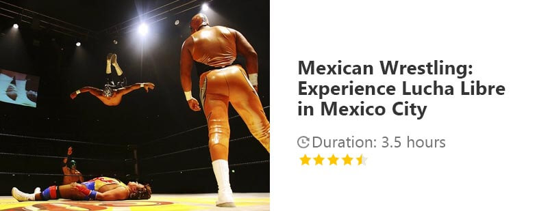 Button for Viator tour - Mexican Wrestling: Experience Lucha Libre in Mexico City