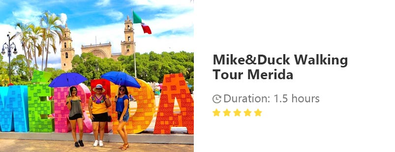 Button for Viator tour - Mike&Duck Walking Tour Merida